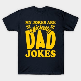 My Jokes Are Officially Dad Jokes Pregnancy Wife T-Shirt